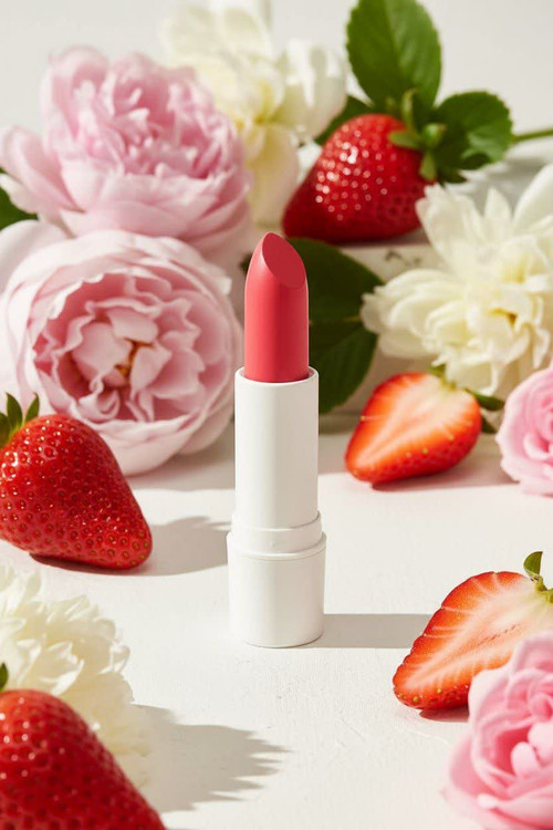 بالم لب دو رنگ سالویا (Salvia Two-Tone Lip Balm) با ترکیب قرمز توتفرنگی و سفید، نرم و مرطوبکننده